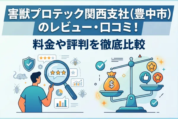 害獣プロテック関西支社（豊中市）のレビュー・口コミ！料金や評判を徹底比較