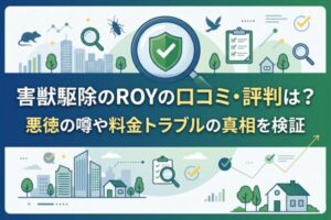 害獣駆除のROYの口コミ・評判は？悪徳の噂や料金トラブルの真相を検証